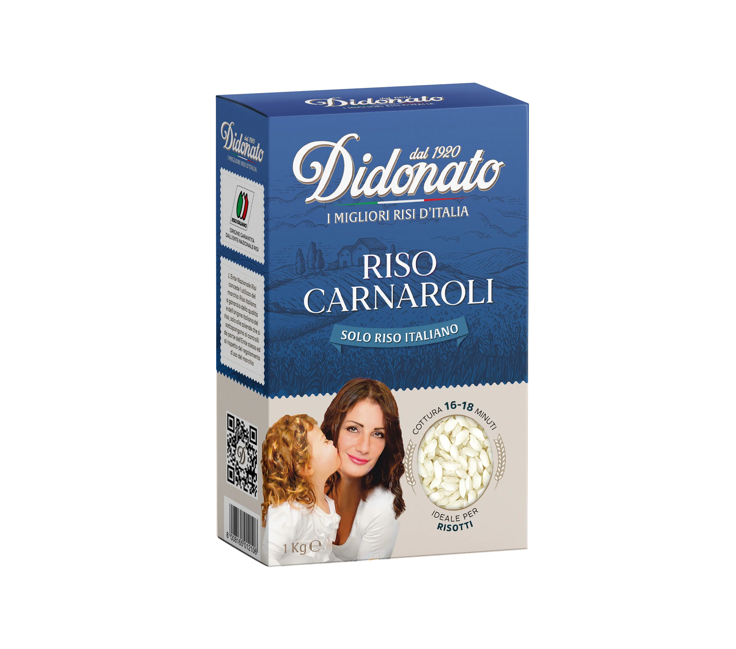 BEST ITALIAN QUALITY Vacuum Packed 1 kg Carnaroli Rice  Didonato FOR COOKING