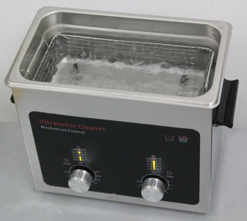 High quality stainless steel made with LED bar for timer and temperature easy operation strong power 3L Ultrasonic cleaner