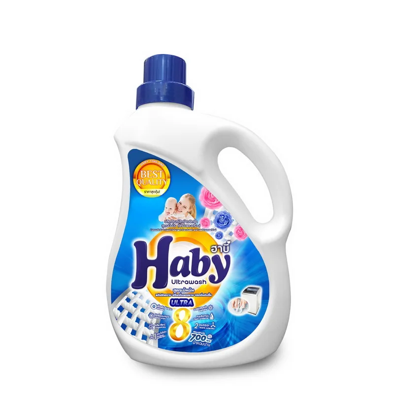 Best Quality HABY Ultrawash Cleaning Liquid Laundry Detergent and Fabric Softener 1900ml