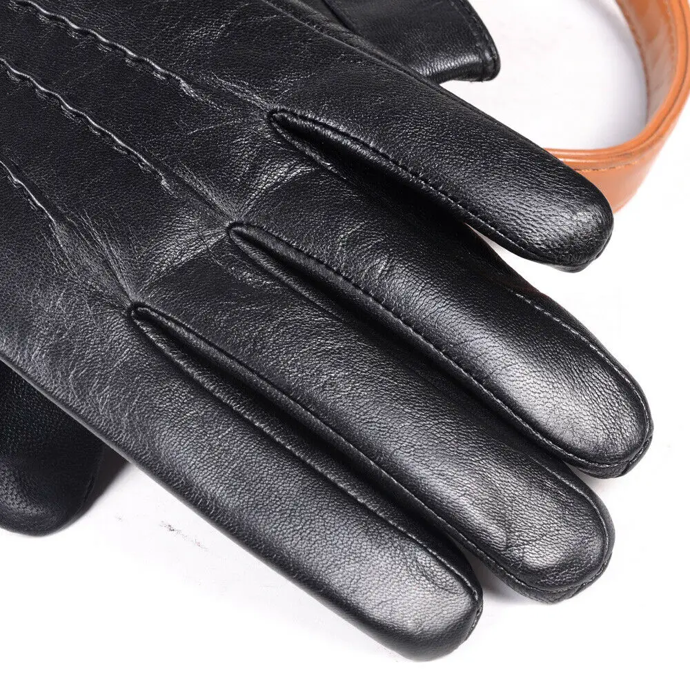 
Best Quality Driving Gloves Female Black Dress Winter Real Leather Warm Driving Gloves Women 