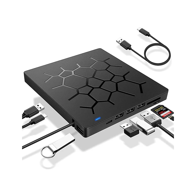  На компакт-диске RW настольный USB 3 0 Type-C портативный DVD плеер диск CD