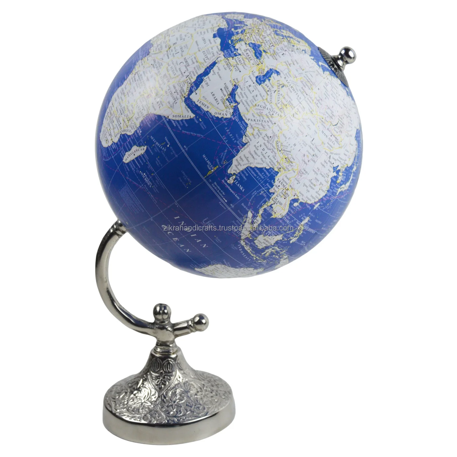 Metal Stand Design World Map Globe With Shiny Finishing Design Metal Tableware Globe For Office Lab And School Designs Geography