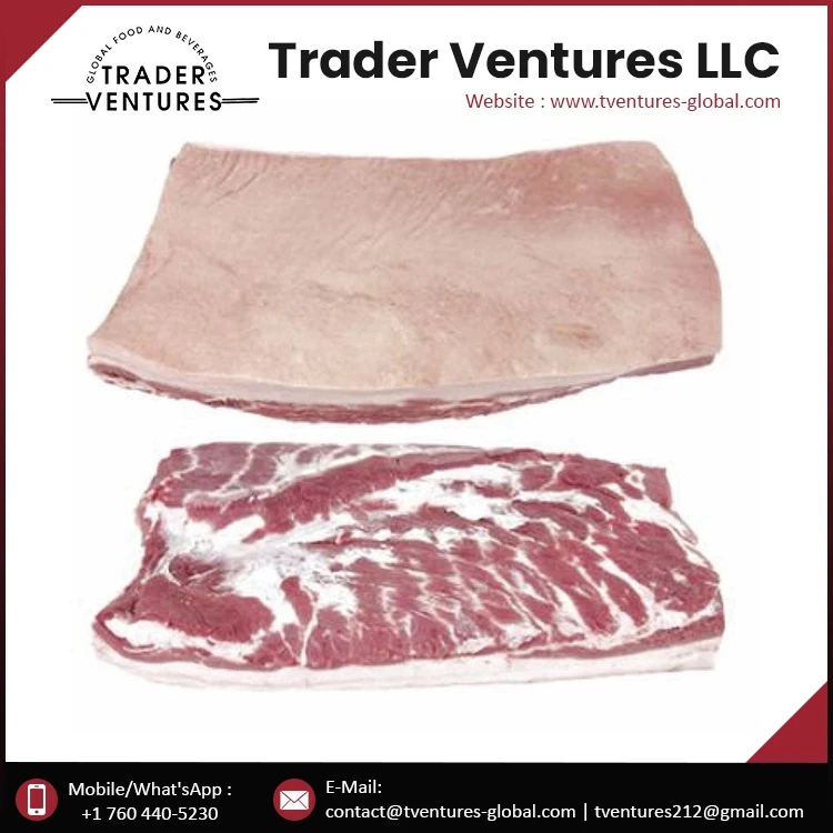 
Best Quality Frozen Pork Belly Sheet Ribbed Skin on 
