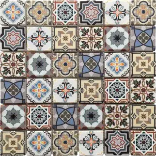 Morocco Mosaic Stone Series 300*300mm*9mm for Bathroom Wall Kitchen Back Splash Living Room Wall