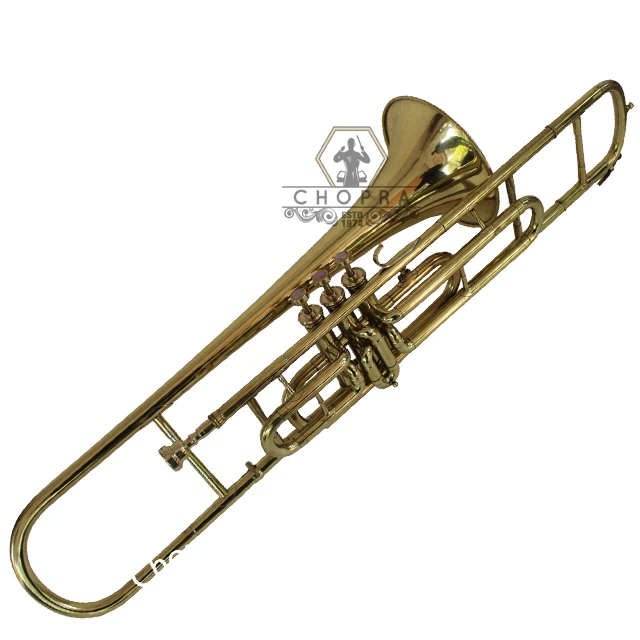 
Trombone Brass Quality Band Marching Bb 3 Valve Hard Case+M/P 