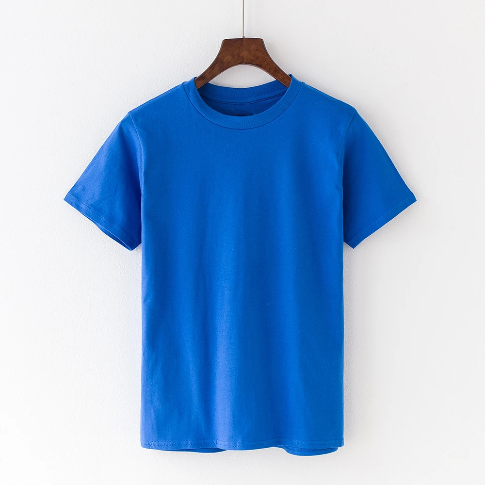 
 Высококачественные мужские пустые рубашки, 100% хлопковая Футболка с принтом на заказ, простая футболка с принтом логотипа, черные футболки  