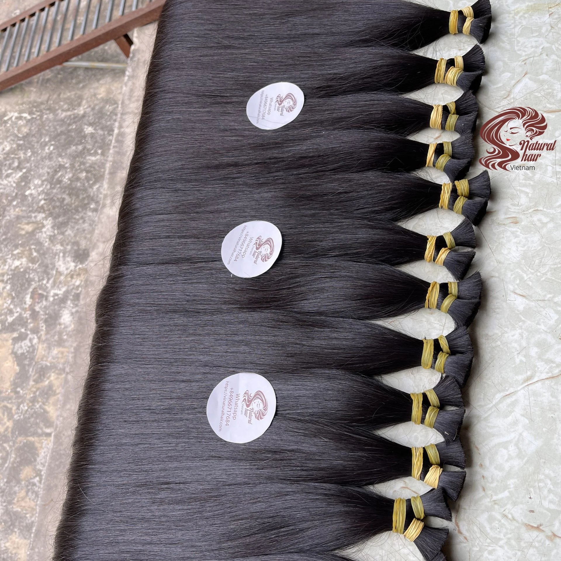 Bulk Hair Vietnamese 100% Natural Virgin Human Extensions - virgin bundles