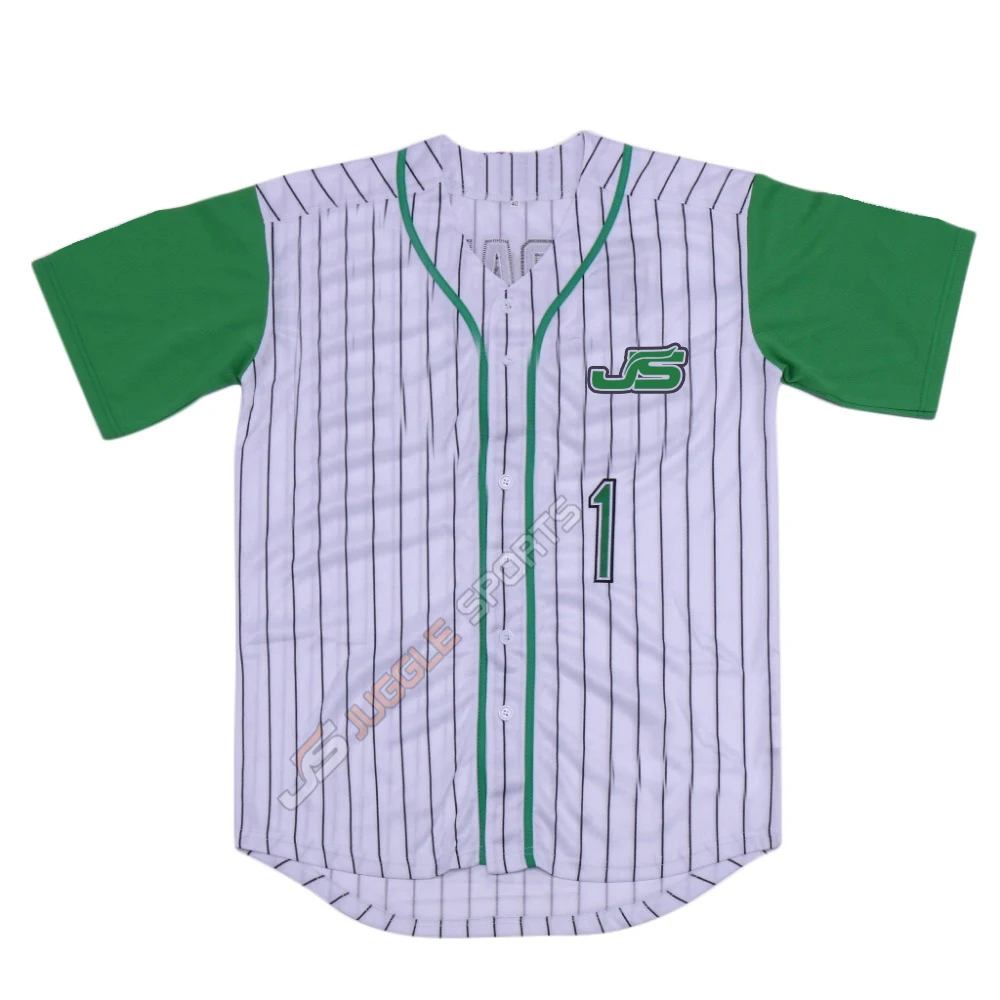 
Wholesale Sports Wear Throwback baseball Jersey Custom Text BABY Baseball Jerseys Color White Pinstriped baseball Shirt 