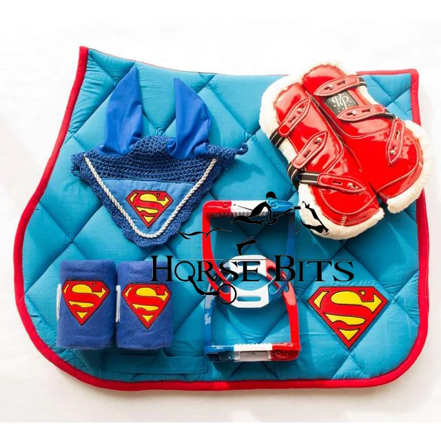 Equestrian saddle pad sets, English saddle pad sets, Custom saddle pad sets /different color saddle pad sets