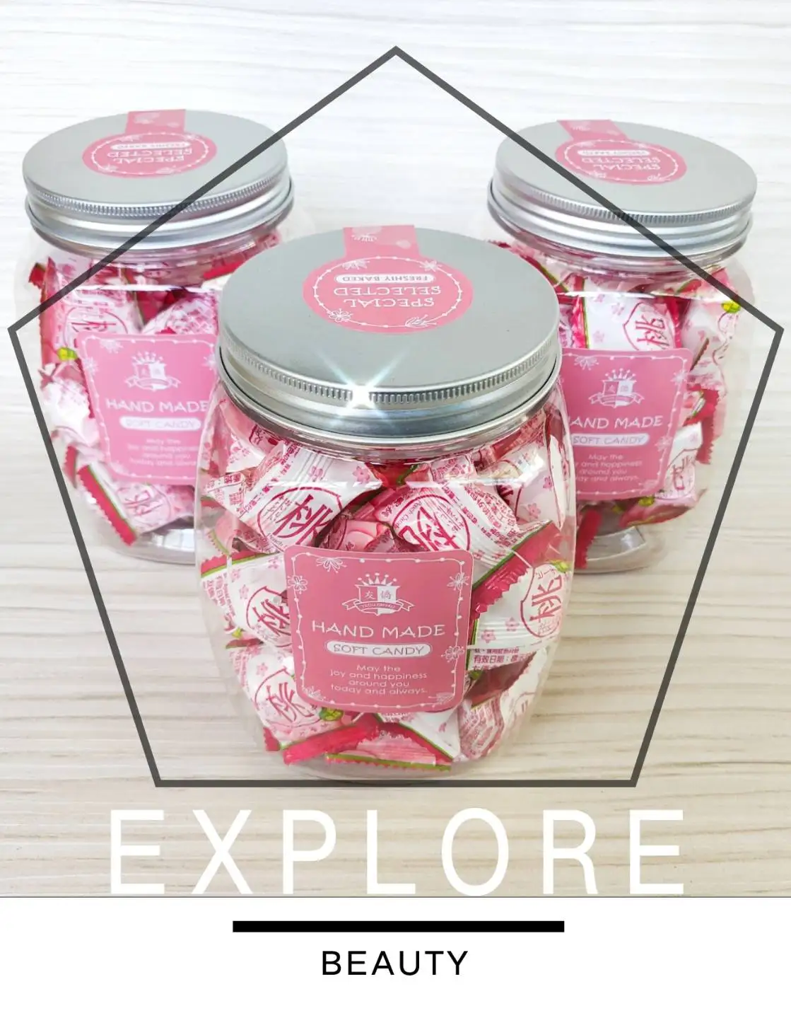 
halal candy gift Soft Gummy Candy bottle 