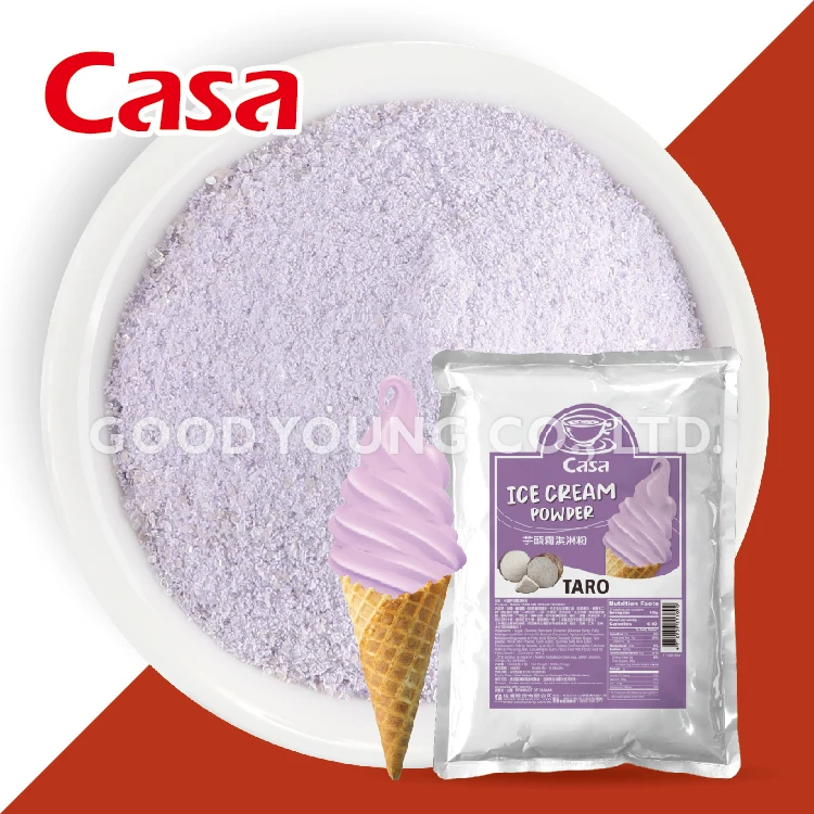 Good Young CASA оптовая продажа Таро-порошок со вкусом мягкого мороженого