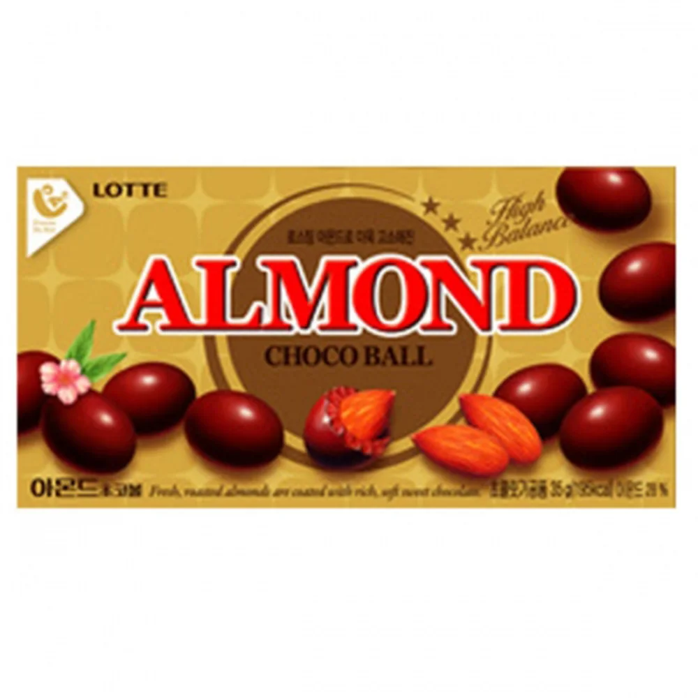 Lotte Mini Crunky 171gx8ea, Korean Chocolate,  milk butter delicious sweet black choco ball