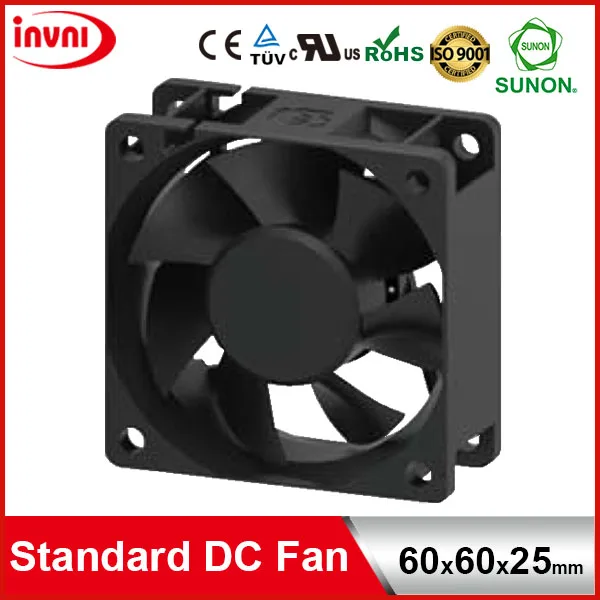 Standard SUNON 6025 60mm 60x60 Laptop 12V DC Axial Flow Computer Case Cooling Fan 60x60x25 mm (EE60251B1-0000-999)