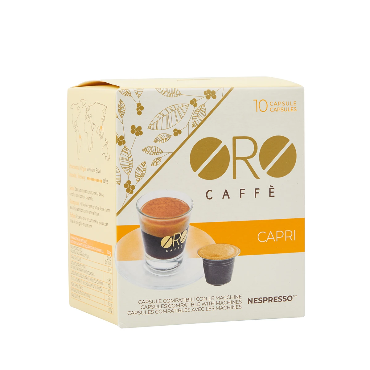 
Лучший рейтинг | OEM итальянские | Кофейные капсулы «Капри», совместимы с кофеваркой NESPRESSO | На продажу 