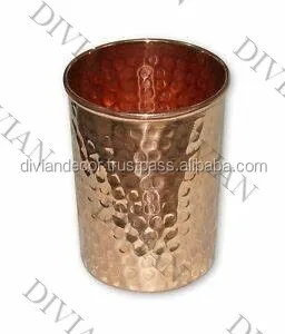 Pure Copper Glass Handmade  Copper Lassi Glass For luxury Home Drinkware Copper Glass Designer For Gift Manufacturer