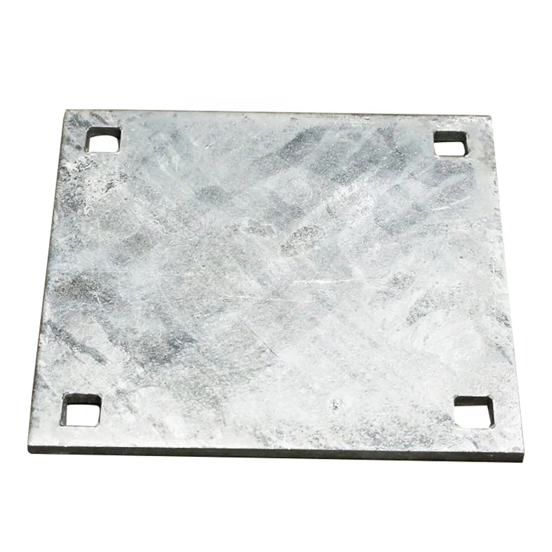 
hot dip galvanized wood dock hardware backup plate according to ASTM A153 