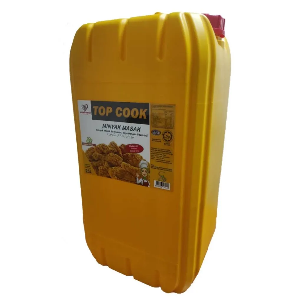 Fast Shipping + Halal Certificated CP10 10 L Jerrycan Palm Olein Top Cook cooking oil made in malaysia