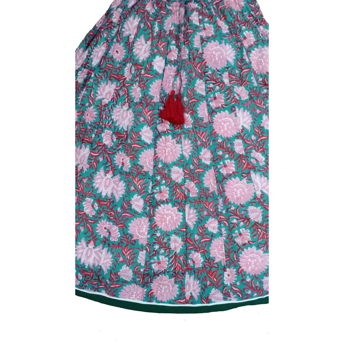 Women Wear Long Skirt Print Latest Designer Wear Soft Cotton Ladies Long Wrap Skirt OEM Women Garment Clothing Straight Skirt