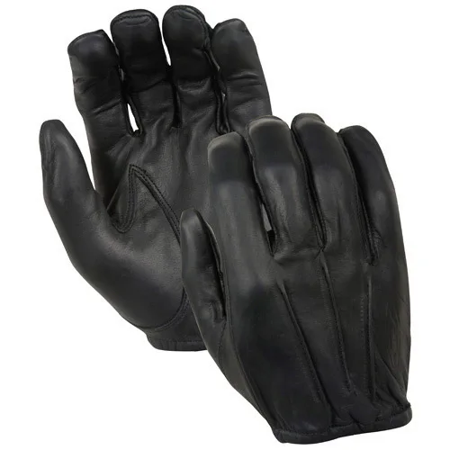Factory Wholesale Fashion Luxury Black Mens Winter Warm Real Genuine Leather Car Driving Gloves