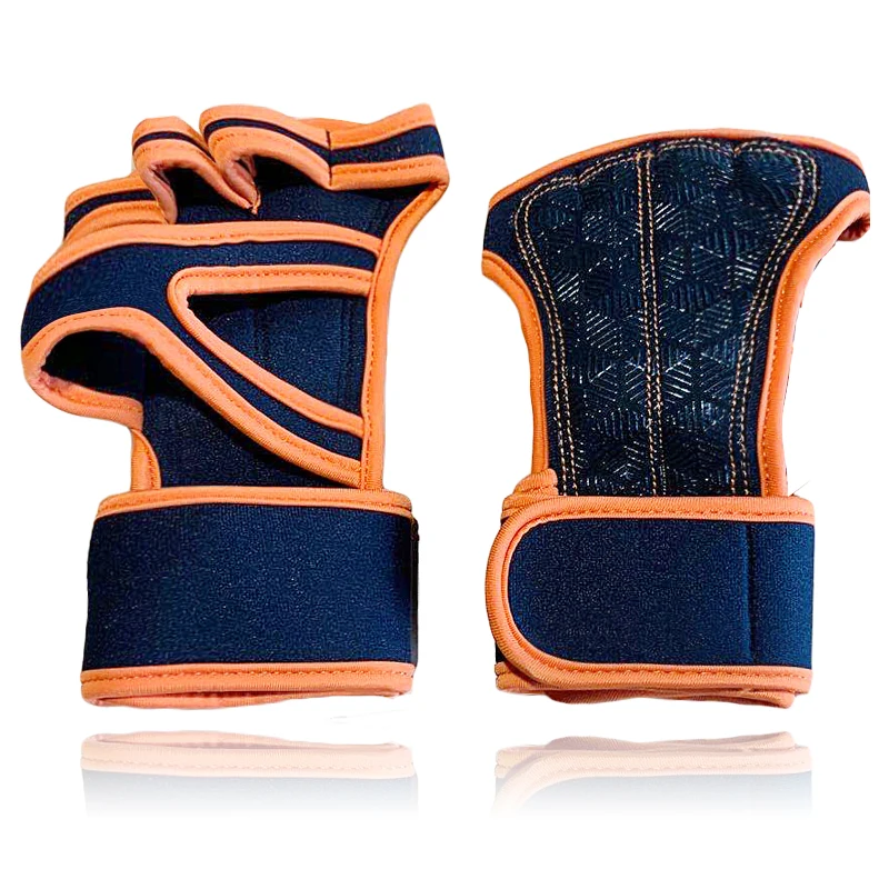 Неопреновые перчатки для тяжелой атлетики регулируемые неопреновые с цветным логотипом на заказ тренажерного зала фитнеса