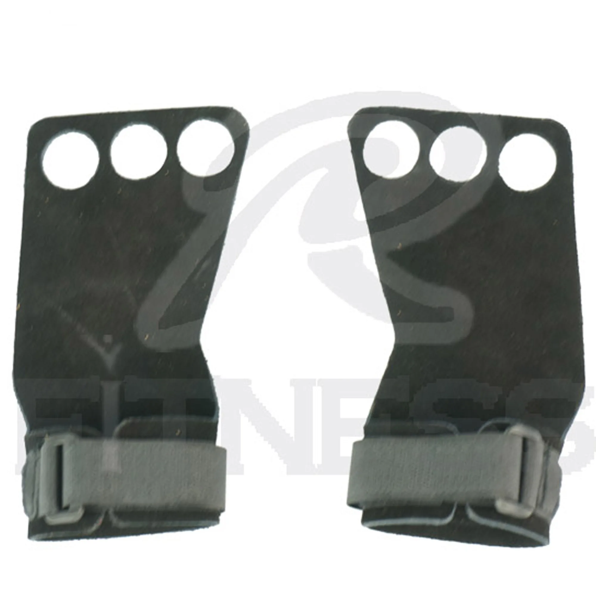 Защита ладони с 3 отверстиями синтетические карбоновые захваты для тренировок в зале тяжелой гимнастики