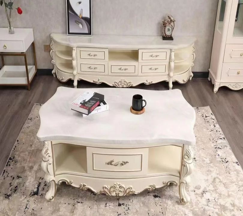 Набор для журнального столика и ТВ-приставки, телевизионная подставка, антикварная мебель для гостиной