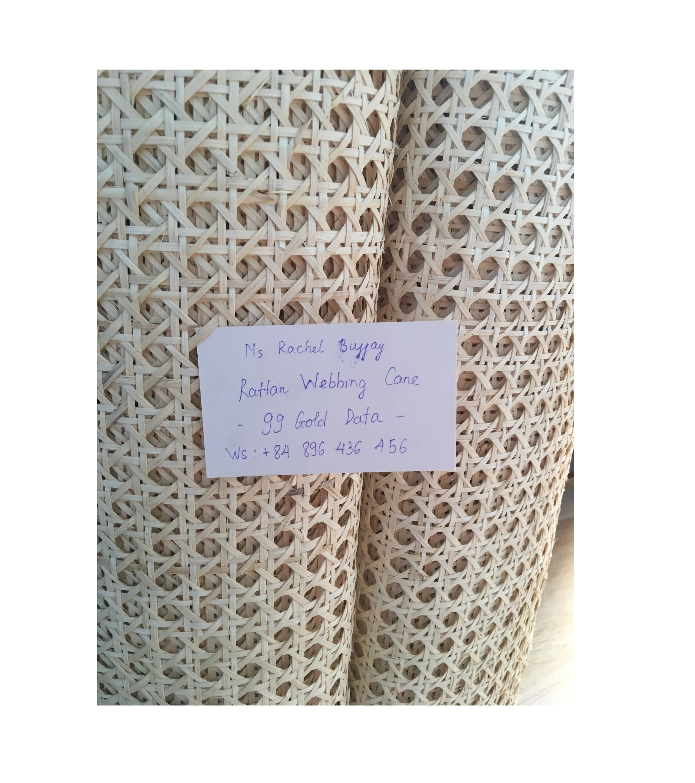  Wholesale Unbleached Rattan Webbing Roll - Natural Cane Bleached Raw Material