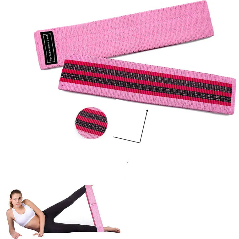 
New Fabric Booty Resistance Hip Bands for Workout Resistance Loop 3 Glute Elastic Booty Bands for Warm up and squats Exercise 
