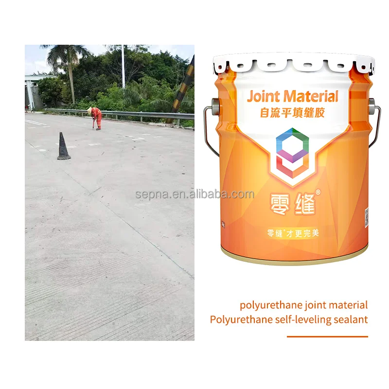 single component self leveling polyether urethane waterproof sealant for epoxy floor square wall pipe wharf basement