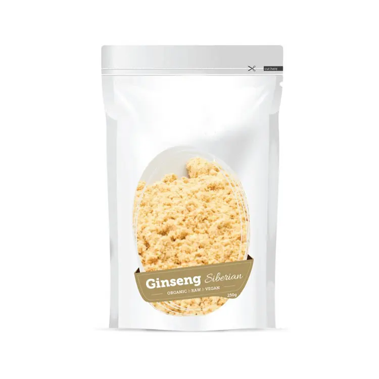 Bulk Quantity Supplier of Custom Label Organic Bio Siberian Ginseng Powder 250g Made in Germany