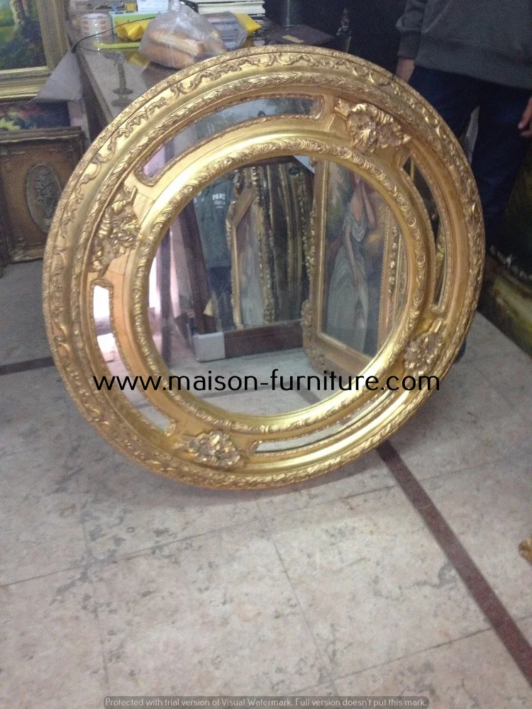 
gold frame mirror 