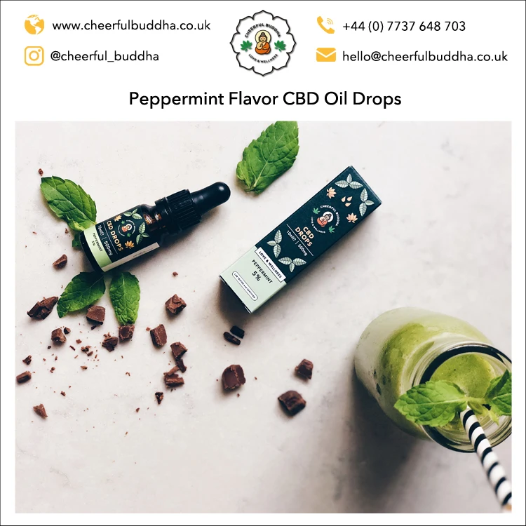  Мировой спрос на более легкий вкус аромат перечной мяты CBD масла капли от ведущего продавца