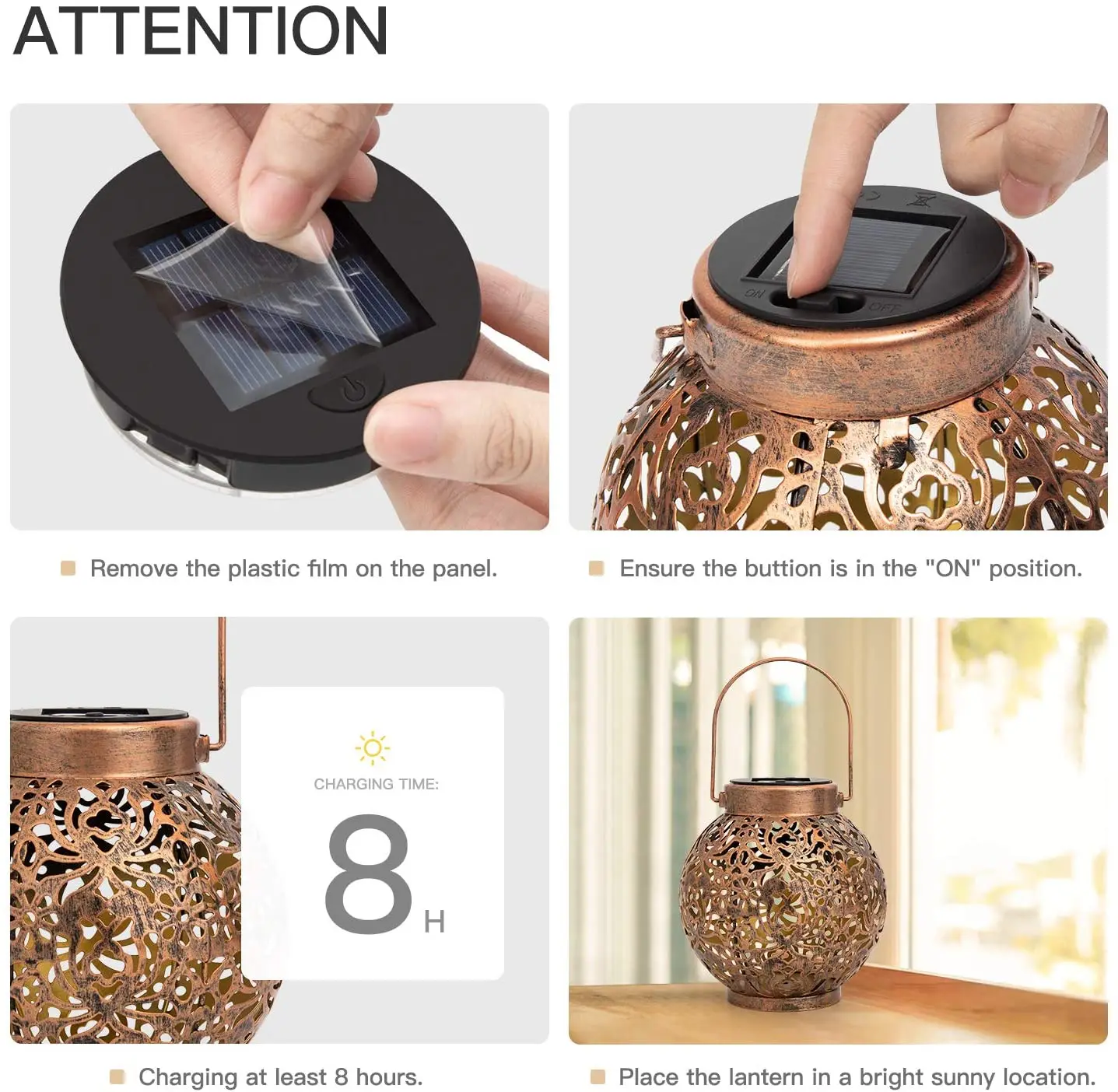 
 Лидер продаж Amazon, Новое поступление, фонарь на солнечной батарее, подвесные светильники, металлический Железный фонарь, светодиодная настольная лампа, декоративная бронзовая лампа  