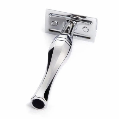 
Luxury double edge safety razor with brass handle/Customize Logo brass Handle Classical Double-Edge Safety Razor 