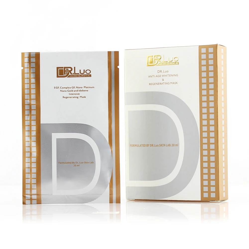 
EGF Epidermal Growth Factor Nano Gold Fade Melanin Skin Clinic Regenerating Mask - Dr.Luo 