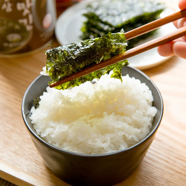 Корейская жареная и приправленная мойка solmy (Shushi Nori) закуска из водорослей С Маслом Авокадо полный размер 20 г 5 листов