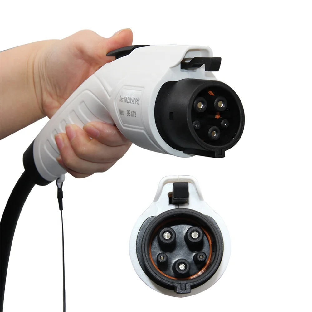 
mode 3 16A ev charging connector 5 meter TPE ev charger cable type 2 to type 1 j1772 plug 