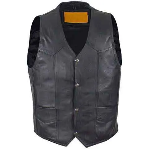 Bikers Special Top Quality Motorcycle Motorbike Leather vest for Men All Sizes and Colors Available