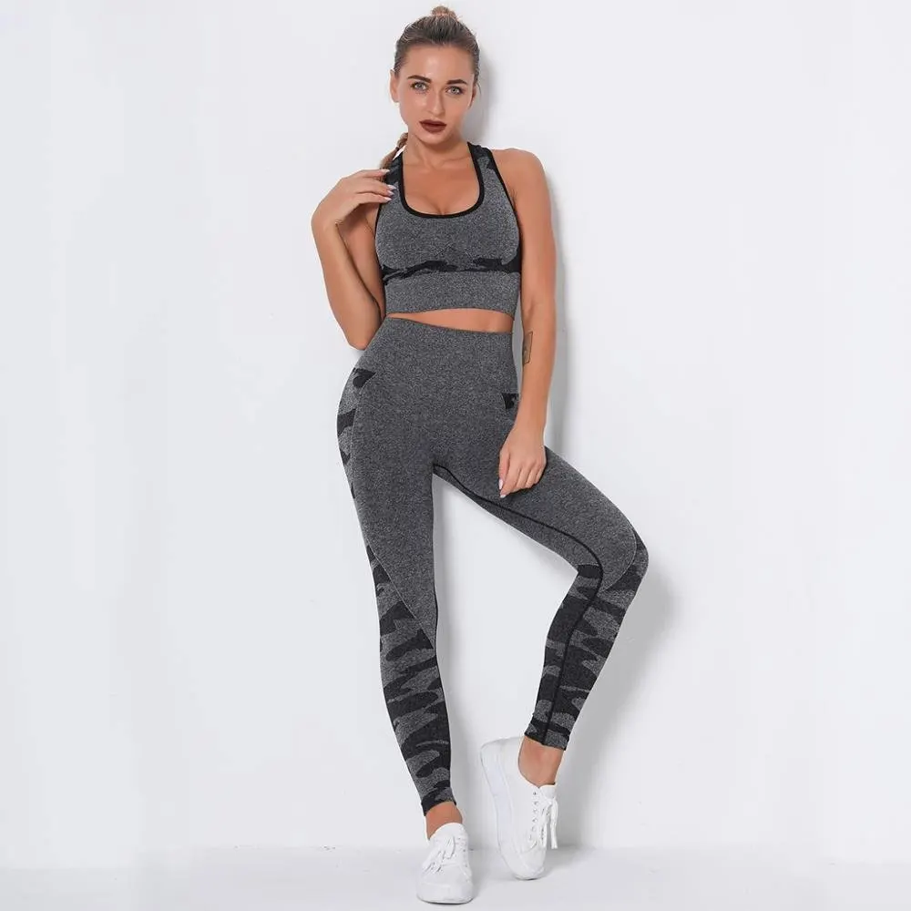 Seamless Quick Dry Yoga Set Sport Wear Suit Sport Clothing Fitness Sets Fitness Clothing Yoga Women Activewear Sets For Women