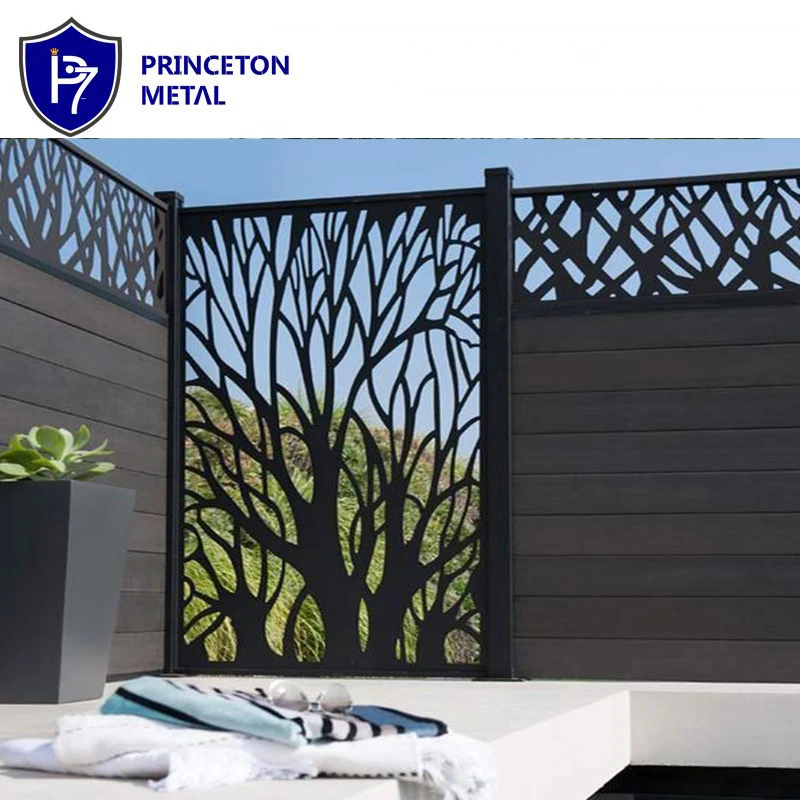 Outdoor Decorative aluminum Laser Cut  Wall Panel/Garden Metal Screen