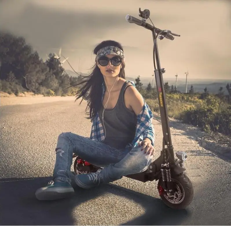 10 Inch Scooter 2021 Newest 48V 800W*2 E-scooter Dual Motor Electric scooter Top 65km/h