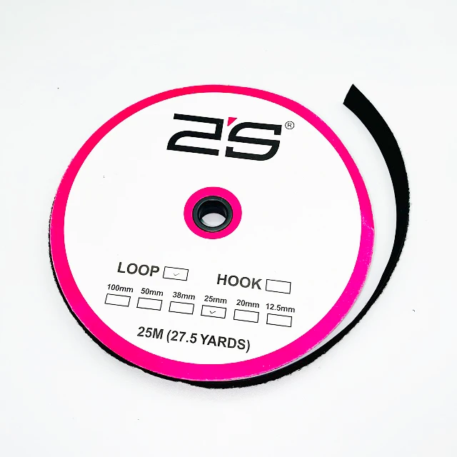 High quality polyester nylon mix adhesive non adhesive hook and loop roll