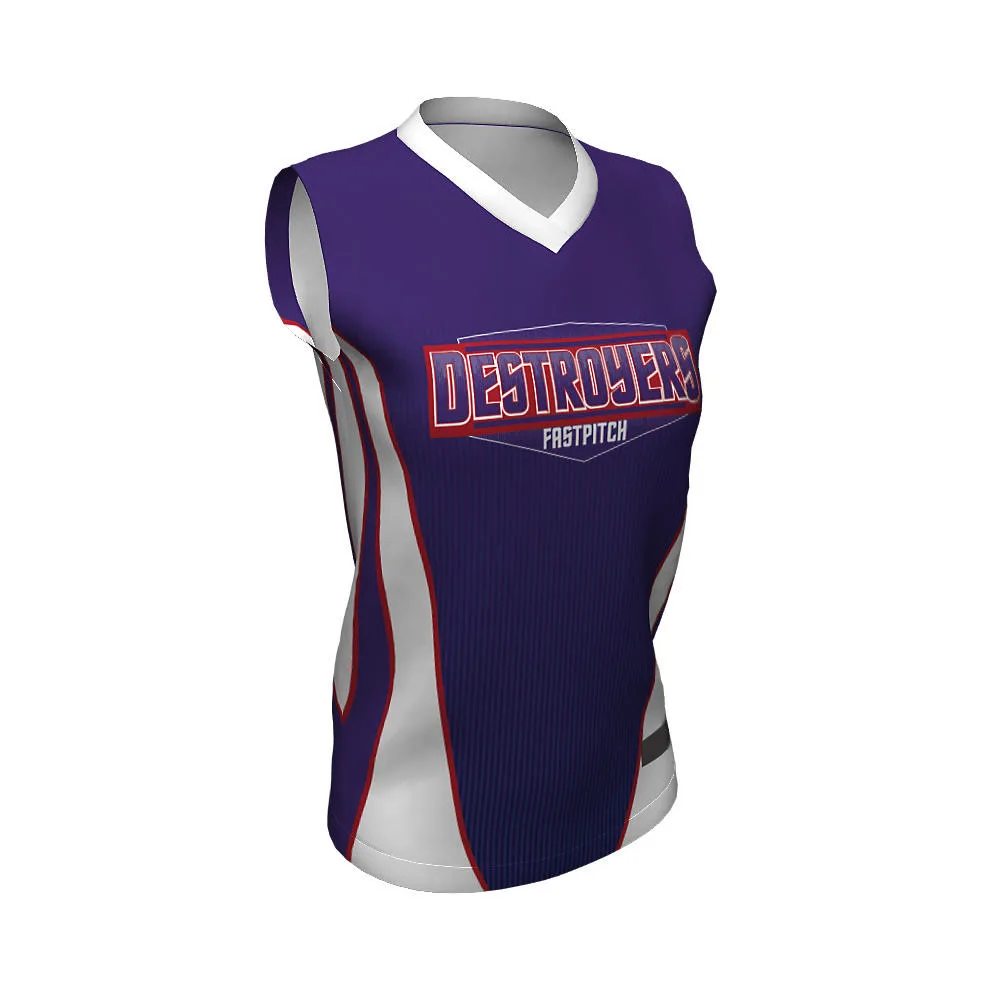 Custom Adult Softball Jerseys 100%polyester Softball Shirt Sublimation Own Team Design Softball Top quality