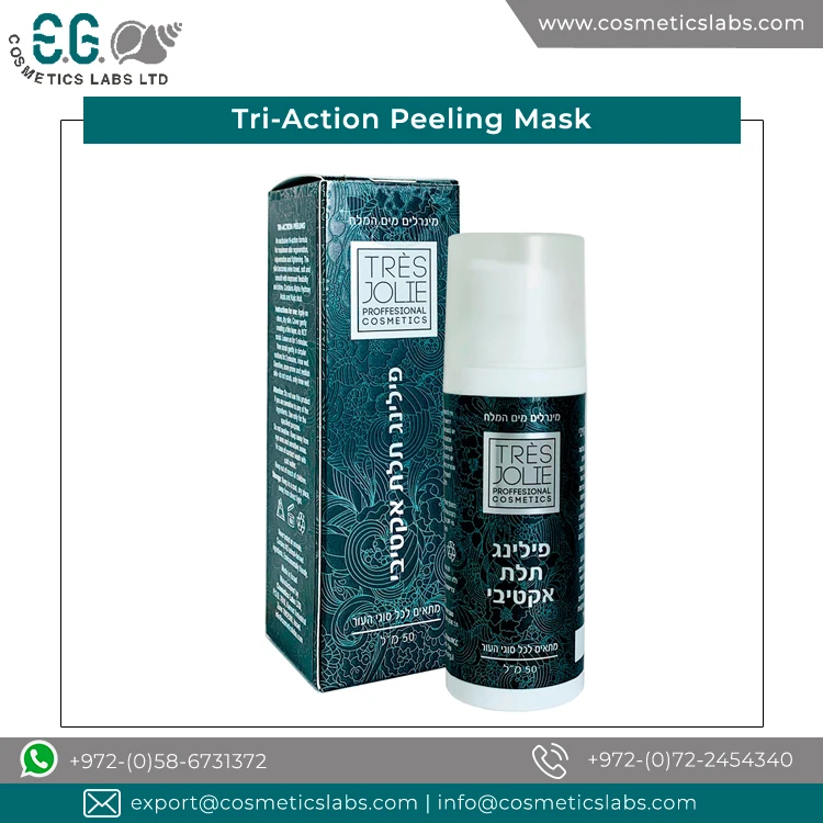 Low Market Price Hot Selling 100% Natural Face Care Anti-Wrinkle Tri-Action Peeling Mask