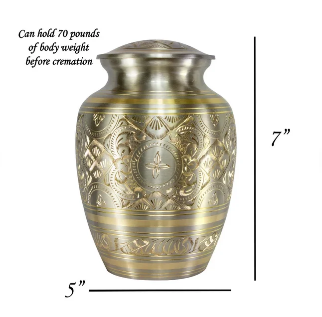 Похоронная урна для кремации под заказ старину ПЭТ или человека среднего размера индивидуальный дизайн ручной работы в Индии с OEM
