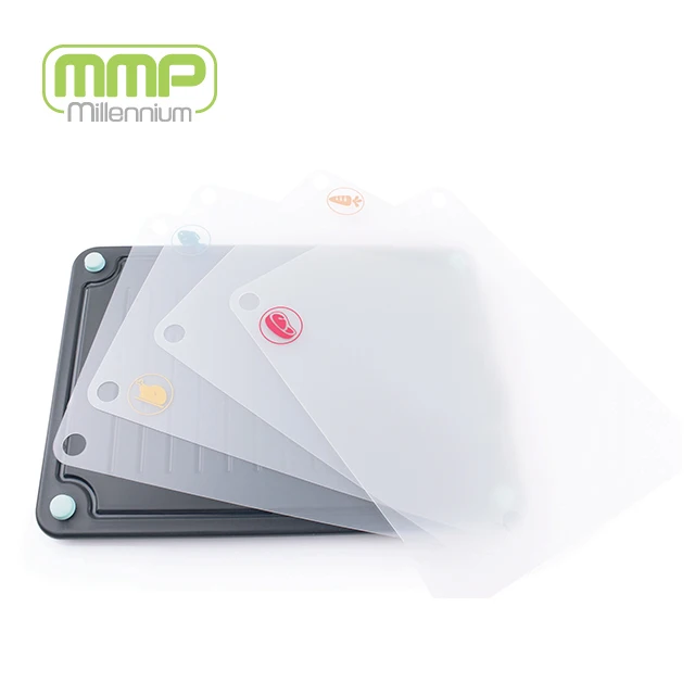 
 6-в-1 разделочная доска набор (1 основная плата + 4 гибкую резки коврики) СПП  