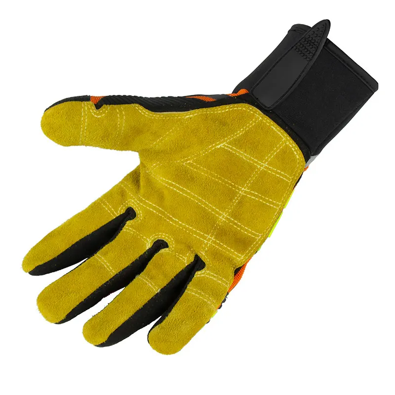 Oil and Gas Industries / Safety Gloves for Oil Industries Non-Slip Work Gloves / Impact Protection Mechanic Gloves for