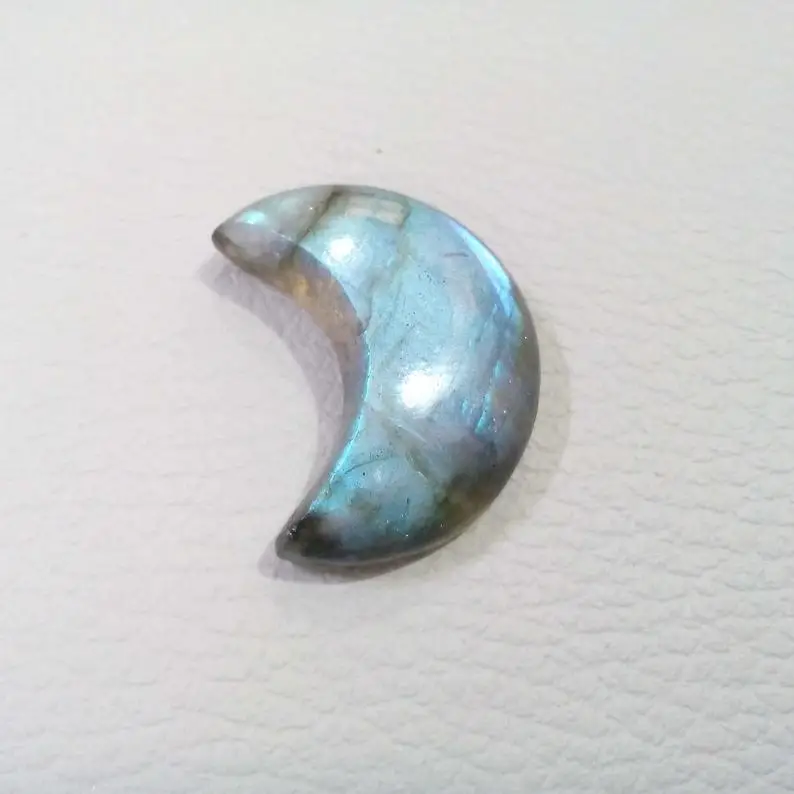 Labradorite Moon Shape Flashy Moon Labradorite Wholesale Lot Crescent Moon Jewelry Gems & Stones at Affordable Prices Bulk OEM