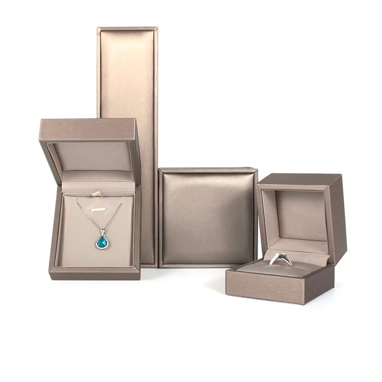 TA MINGREN Pu Leather Wholesale Custom Logo Elegante Cajas De Joyas Jewellery Packaging Box
