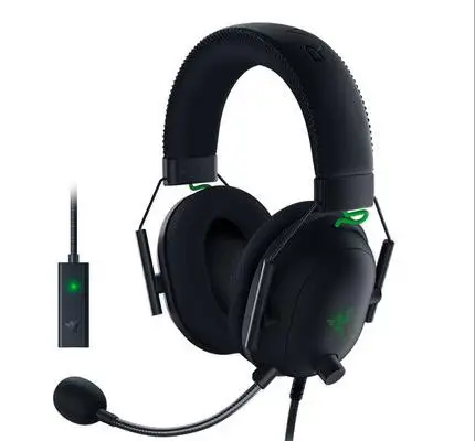 Проводная игровая гарнитура Razer Blackshark V2 7 1 с объемным звуком компьютерные